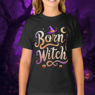 T-shirt Sorcière née - Déguisement Halloween