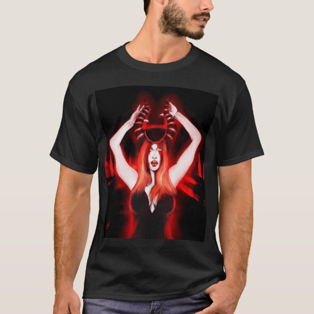 T-shirt Sorcière rouge (Devant)