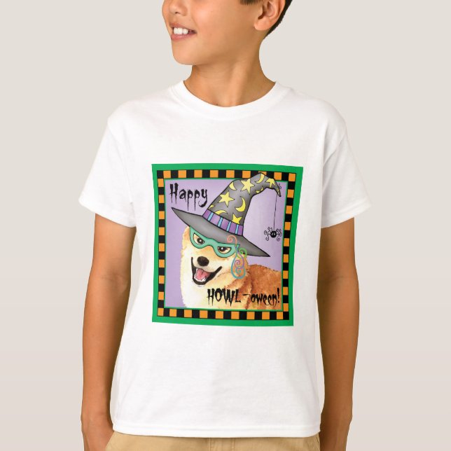 T-shirt sorcière Shiba Inu (Devant)