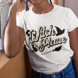 T-shirt Sorcière S'Il Vous Plaît Drôle Citation d'Hallow