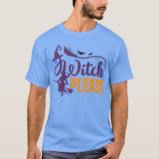 T-shirt Sorcière s'il vous plaît Halloween garçon