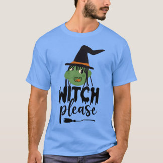 T-shirt Sorcière S'il vous plaît Halloween par Mo Dreams g