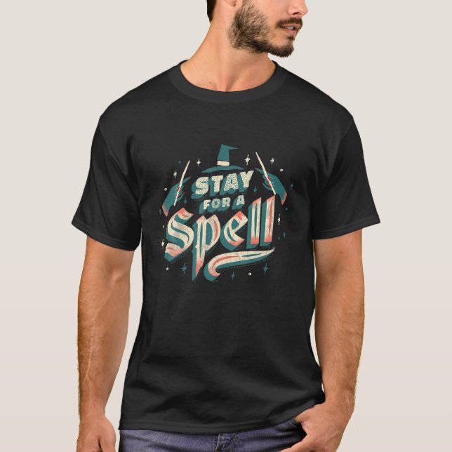 T-shirt Sorcière Spell Witchcraft Wiccan Fortuneteller Hal (Devant)