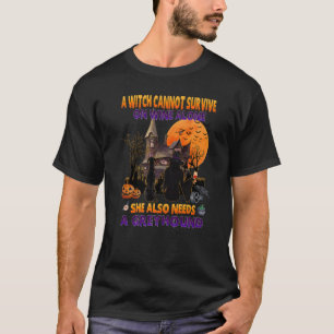 T-shirt Sorcière Sur Le Vin Elle A Besoin D'Halloween De C