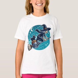 T-shirt Sorcière sur roues : Halloween magique avec un mod