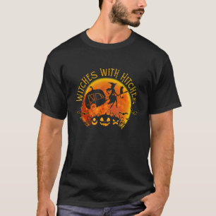 T-shirt Sorcières Avec Poignées Camping RV Costume Hallowe