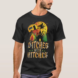 T-shirt Sorcières Camping vintage Avec Poignées Halloween