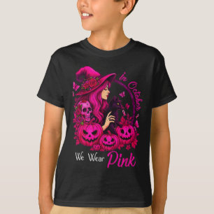 T-shirt Sorcières Cancer Du Sein En Octobre Nous Portons R