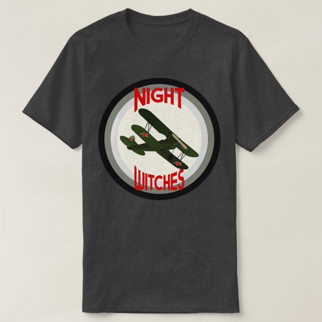 T-shirt Sorcières de nuit Polikarpov Po2 Bomber 3 (Design devant)