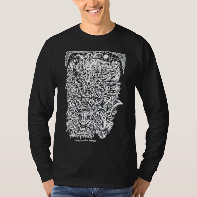 T-shirt Sorcières et diables, par Brian Benson. (Devant)