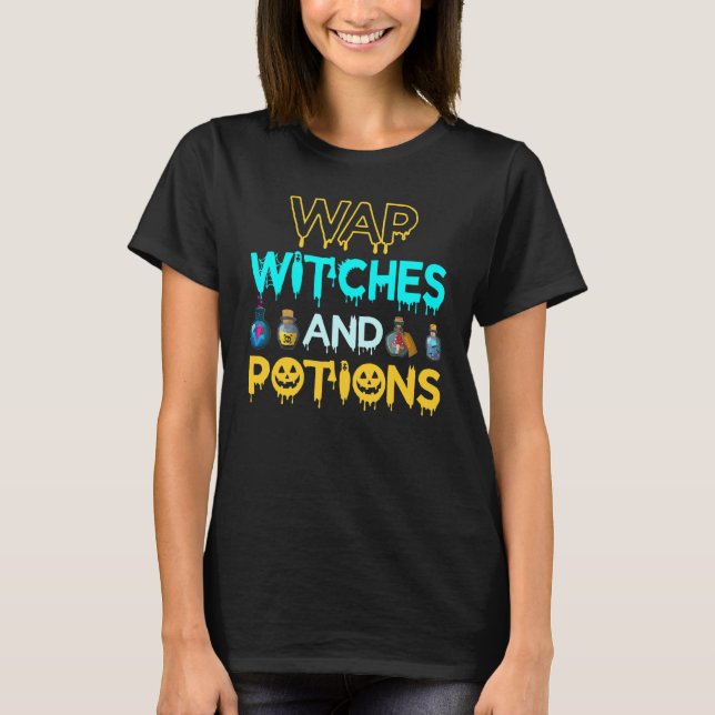 T-shirt Sorcières Et Potions Halloween Wap Witch (Devant)