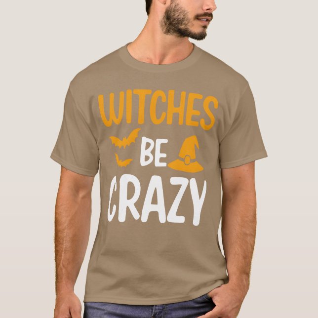 T-shirt Sorcières être fou garçon d'Halloween (Devant)