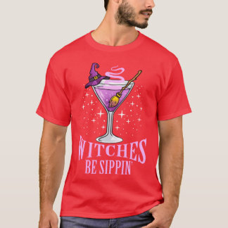 T-shirt Sorcières être Sippin pour Halloween vintage