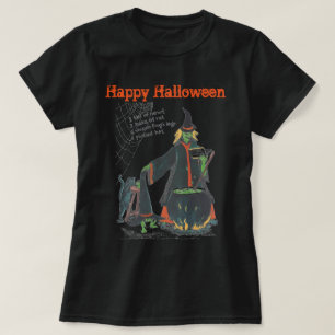 T-shirt Sorcières Halloween Brew Scary Conçu