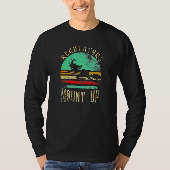 T-shirt Sorcières Les Régulateurs D'Halloween Montent (Devant)