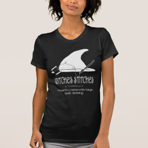 T-shirt Sorcières pointillées Chemise foncée