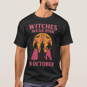 T-shirt Sorcières Portent Rose Octobre Soutien