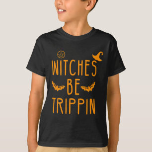 T-shirt Sorcières Trippin Halloween Hilarious