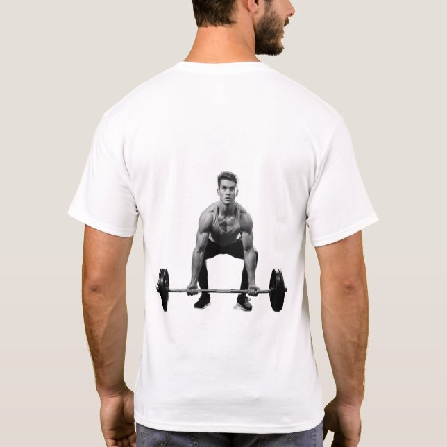 T-shirt Sore Today Strong Tomorrow Fitness Gym Quote – Mot (Dos)