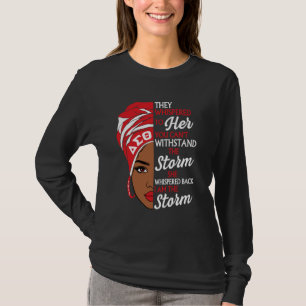 T-shirt Sororité Delta Sigma Theta, Mois de l'histoire noi