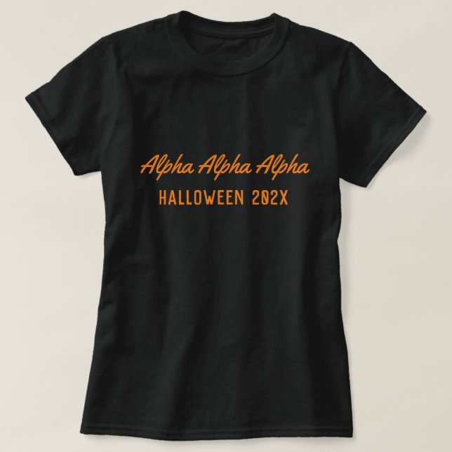 T-shirt Sororité Halloween (Design devant)