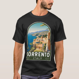 T-shirt Sorrento Italie Art Emblème amis