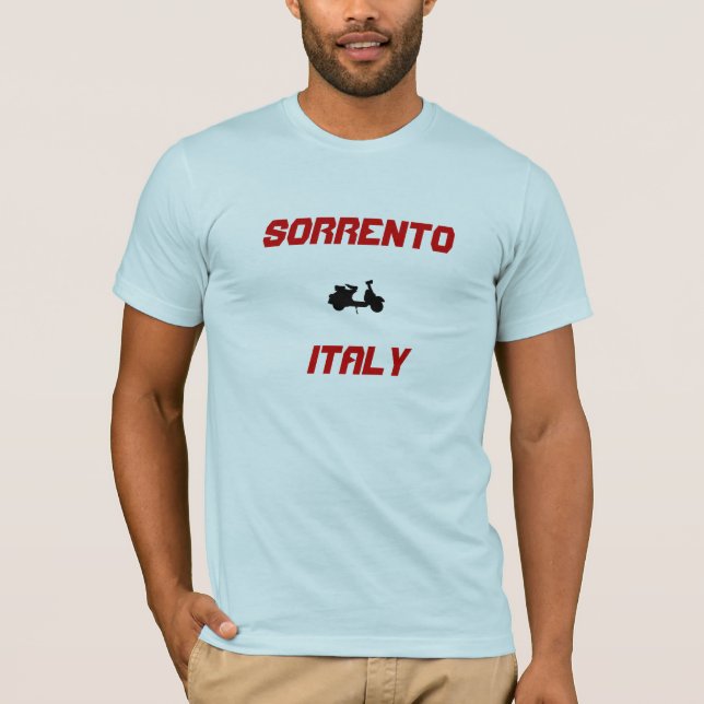 T-shirt Sorrento, Italie Scooter (Devant)