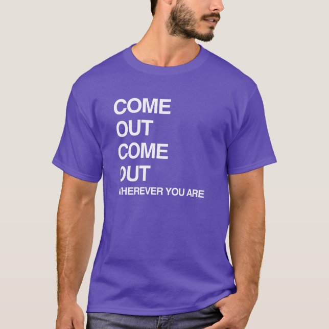 T-SHIRT SORS SORS OÙ QUE TU SOIS (Devant)