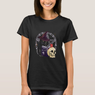 T-shirt Sort de magie de chat noir chat d'Halloween