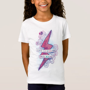 T-Shirt Sort Harry Potter L'amour laisse sa marque