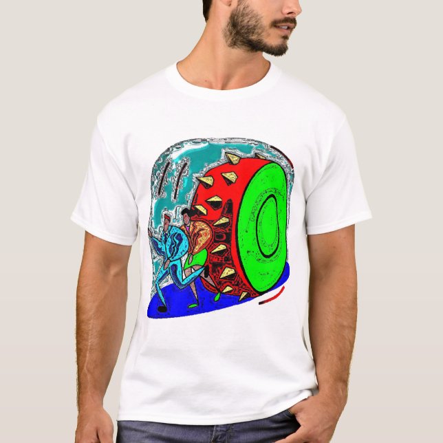 T-shirt Sort malheureux imminent (Devant)