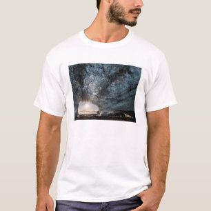 T-shirt Sortant d'une grotte de glace, Islande
