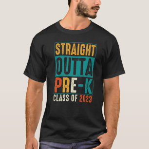 T-shirt SORTE PRÉ-K Classe DE 2023 Préscolaire Gradu