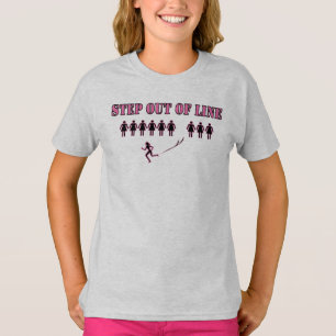 T-shirt Sortez de la ligne