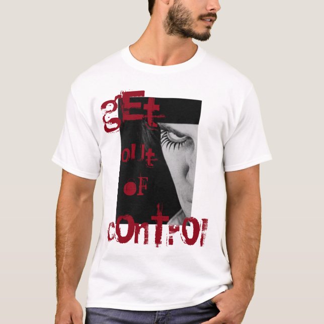 T-shirt 'SORTEZ DU CONTRÔLE' (Devant)