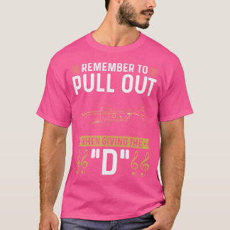 T-shirt Sortez En Donnant La Trumpe Trumpeter Adulte D Drô