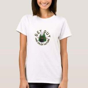 T-shirt Sortez et appréciez les fourchettes de nature,