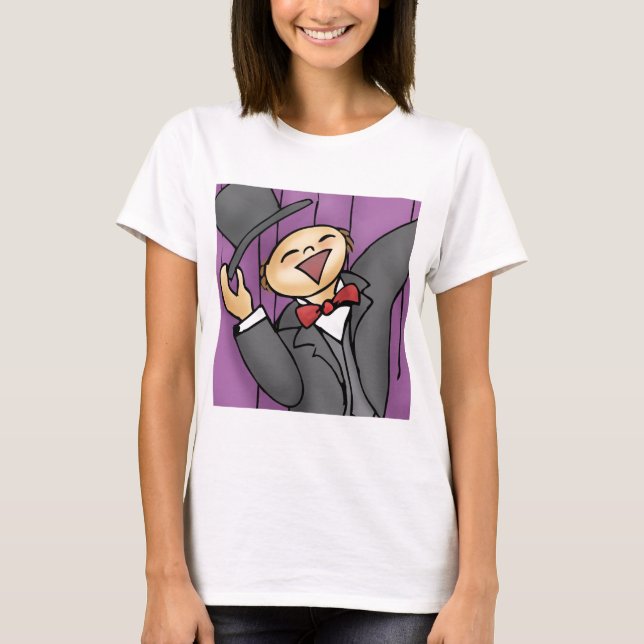 T-shirt Sortez et chantez ! (Carré, Pas de mots) (Devant)