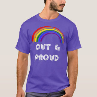 T-shirt Sortez Et Fier LGBT Pride T LGBTQ Supporter P