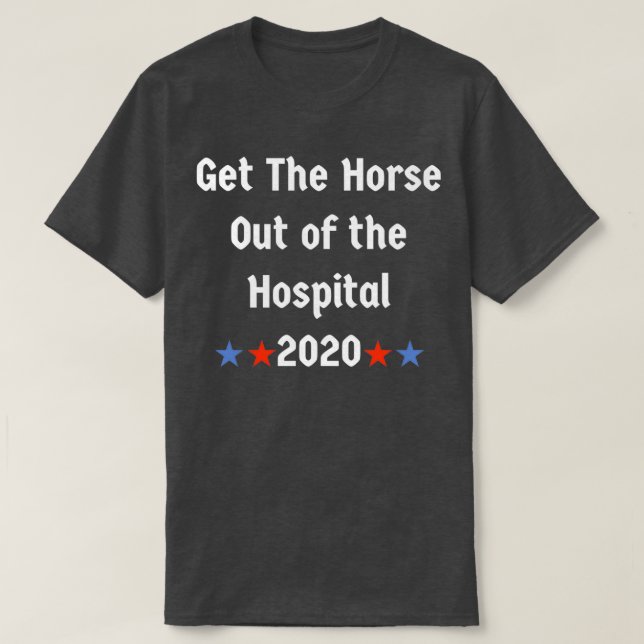 T-shirt Sortez le cheval de l'hôpital (Design devant)