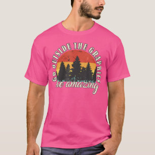 T-shirt Sortez Les Extérieurs Sont Géniaux Randonnée Extér