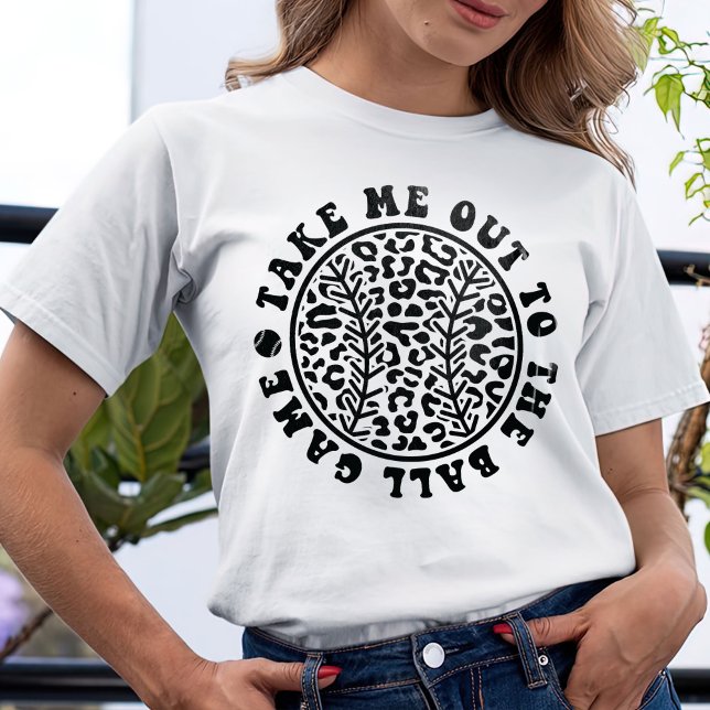 T-shirt Sortez-Moi Au Jeu De Ball (Créateur téléchargé)