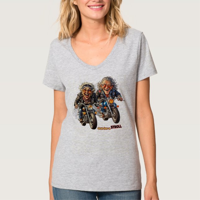 T-shirt Sortez pour une promenade (Devant)