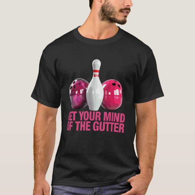 T-shirt Sortez Votre Esprit de La Bowling Drôle de boule (Devant)