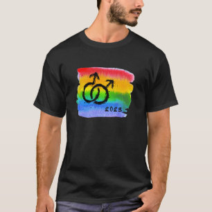 T-shirt Sortie 2023 pour homosexuels hommes Pride CSD homo