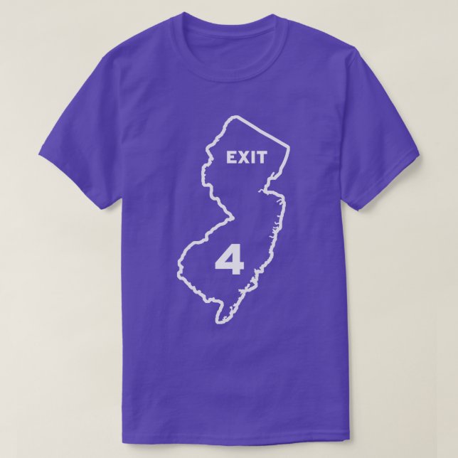 T-shirt Sortie 4 du New Jersey (Design devant)