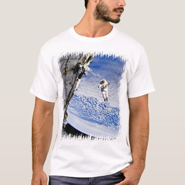 T-shirt Sortie d'astronaute dans l'espace (Devant)