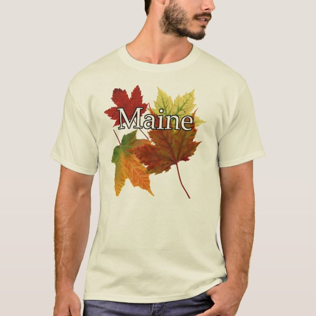 T-SHIRT SORTIE D'AUTOMNE EN MAINE (Devant)