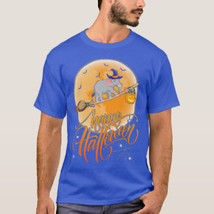 T-shirt Sortie éléphante prise de sorcière Lune Vintage él