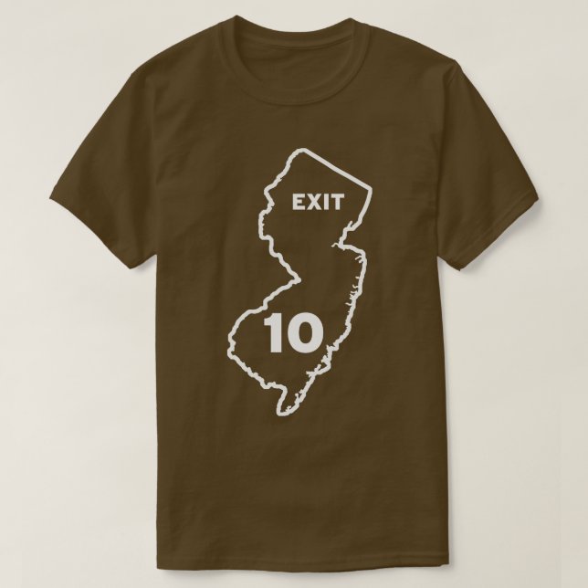 T-shirt Sortie New Jersey 10 (Design devant)